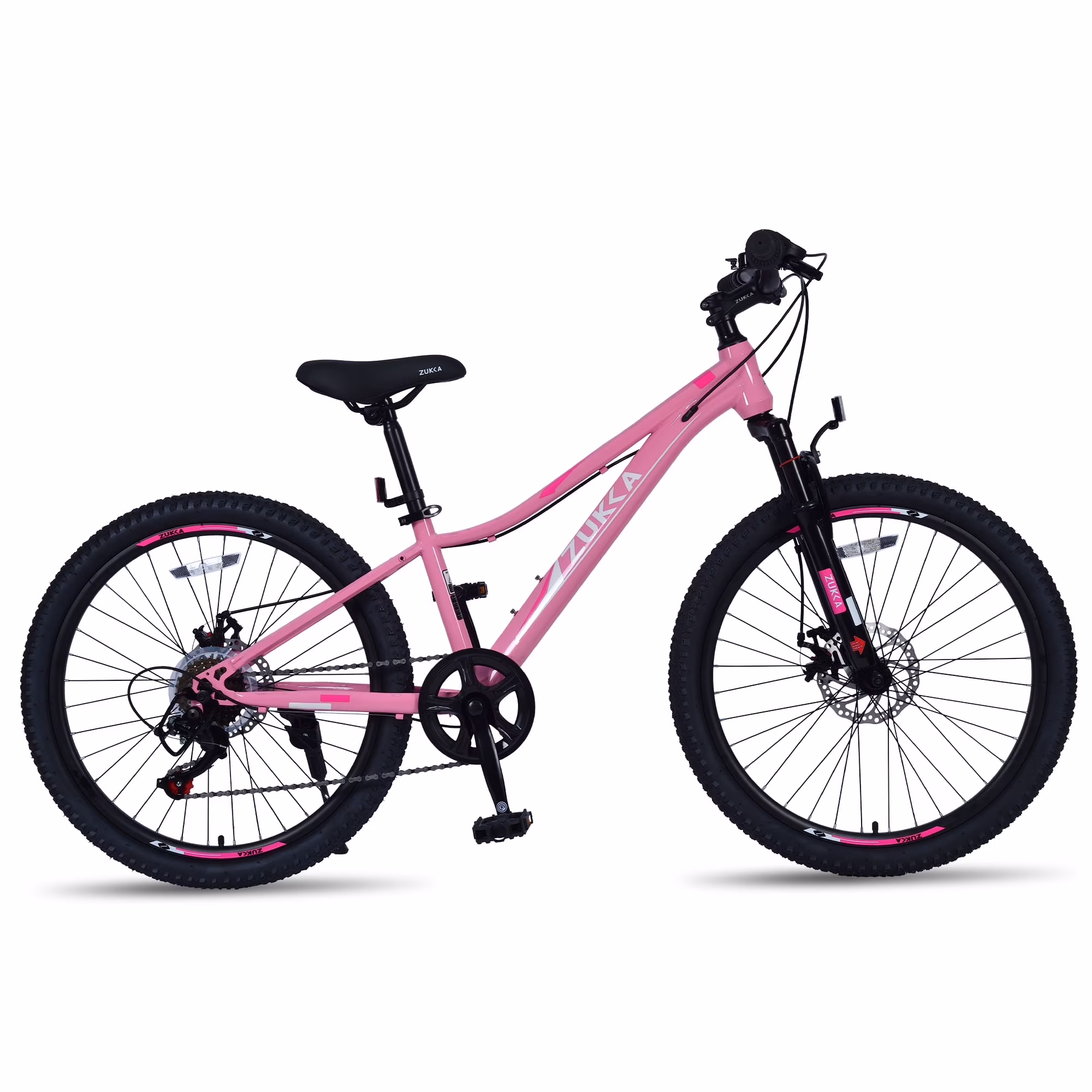 24“/26 Mountain Bike for Women - 21-Speed, Dual Disc Brakes, Front Suspension, All-Terrain Tires, 85% Pre-Assembled Carbon Steel Frame Bicycle