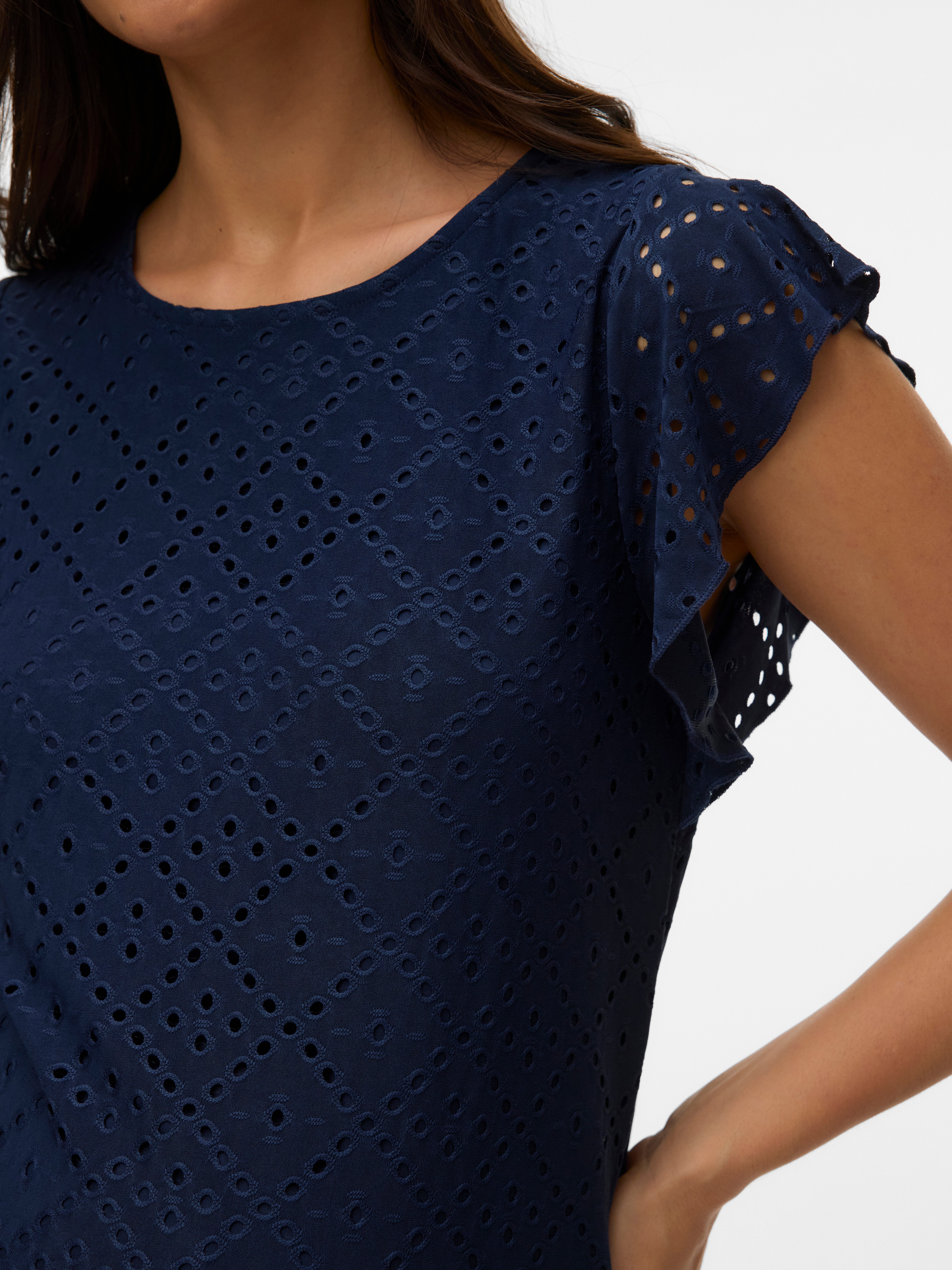 VERO MODA® Loose Fit Round Neck Top