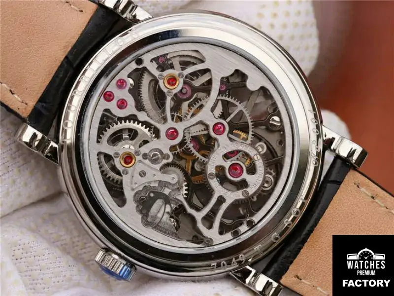 Franck Muller Giga Tourbillon 7048 T G SQT BR Silver Skeleton Dial