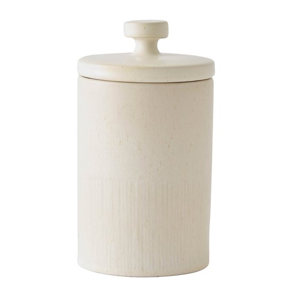 Palermo oppbevaringskrukke medium 20 cm krem