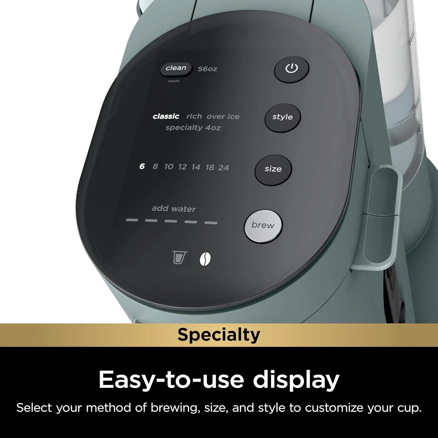 Cafetière Ninja à dosettes individuelles, compatible K-Cup, 4 méthodes d'infusion