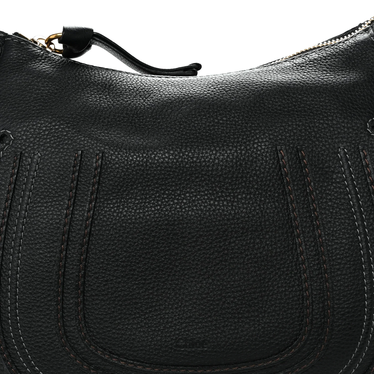 Calfskin Medium Marcie Satchel Black