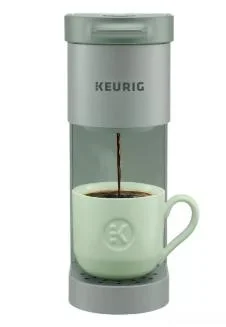 Keurig K - Mini Go Single - Serve K - Cup Pods Coffee Maker Sage