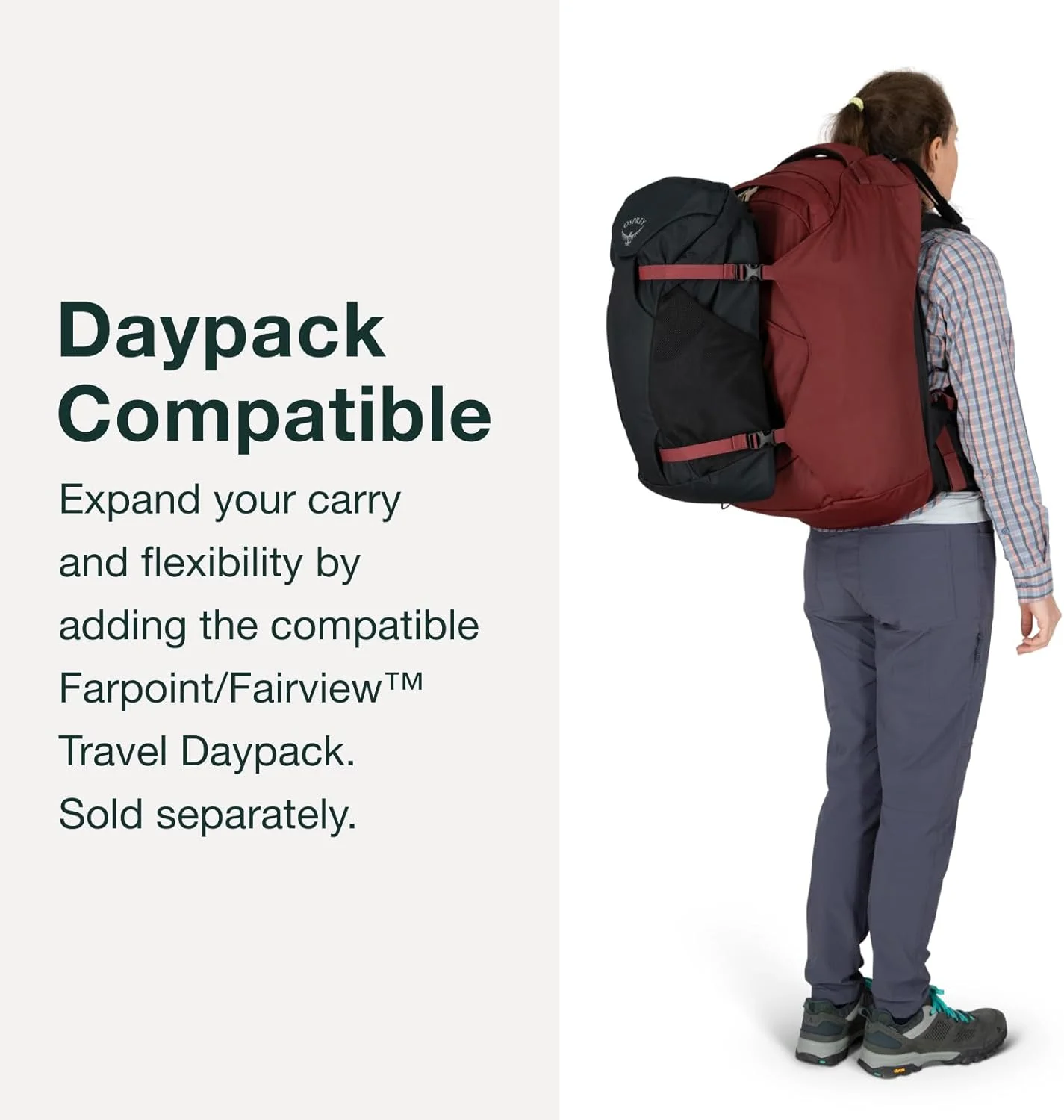 Fairview 40L Womens Travel Backpack Winter Night Blue - Image 6