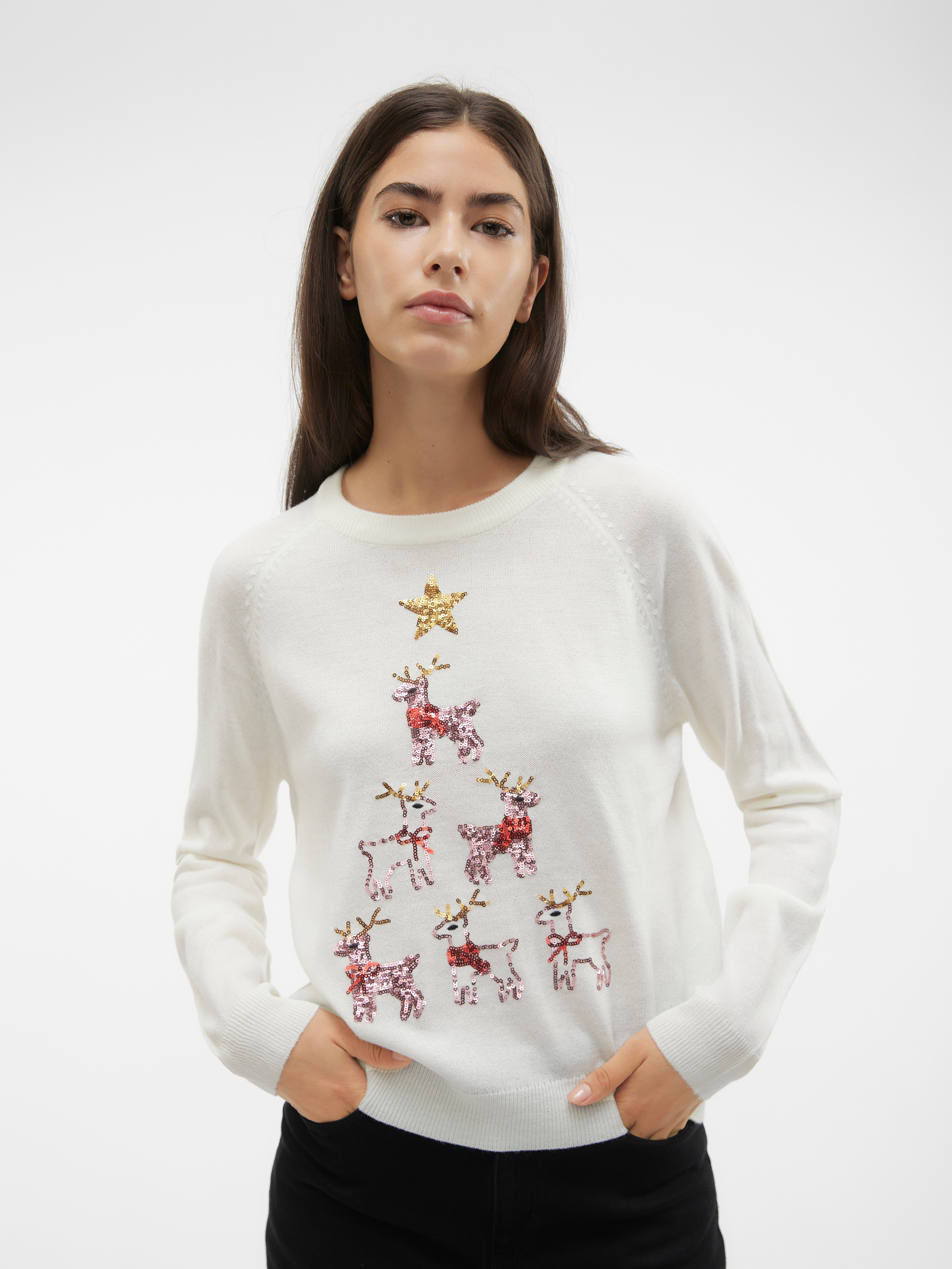 VERO MODA® VMORNAMENTS/PYRAMIDE Knitted pullover