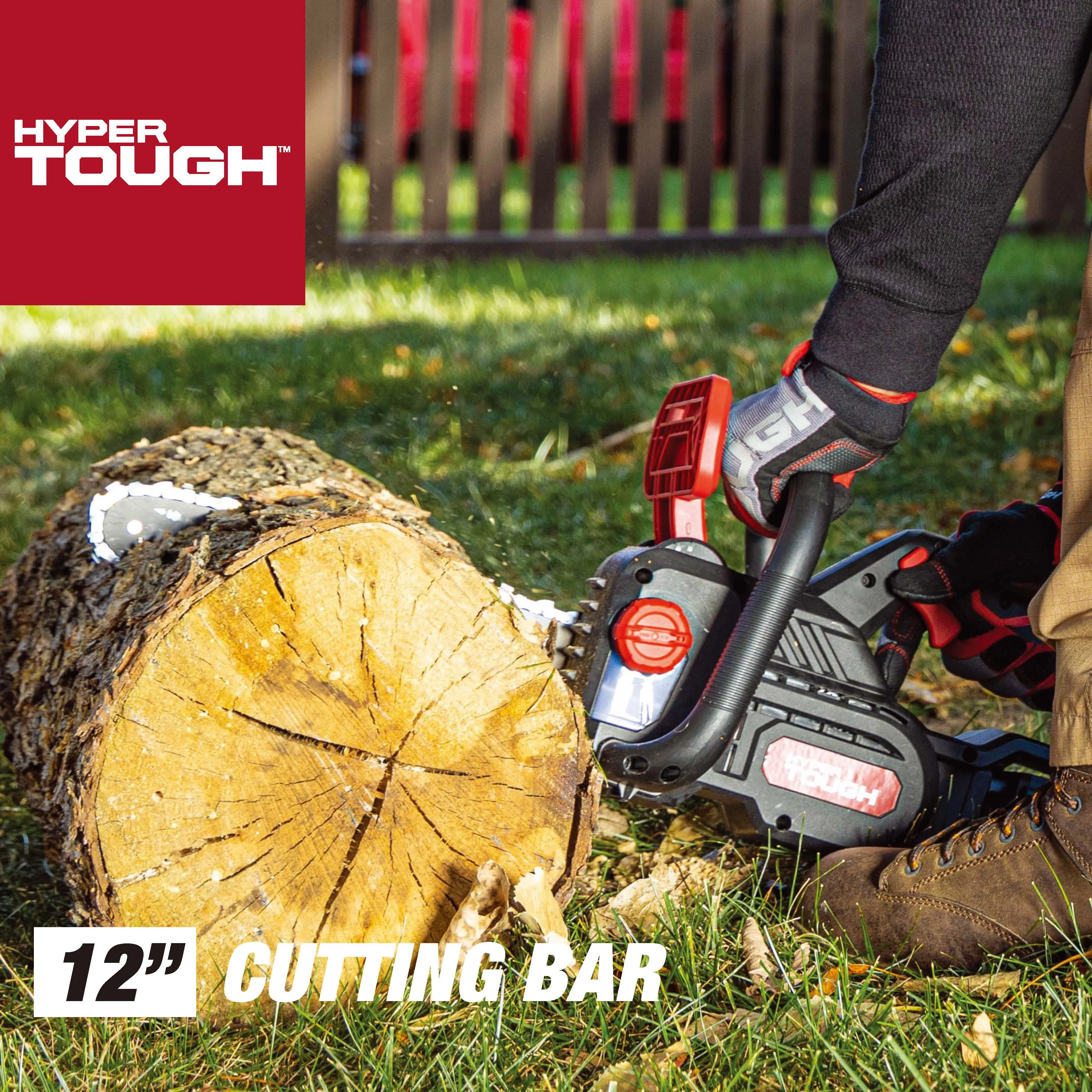 20V 4.0Ah Battery Powered 12in Brushless Chainsaw, HT22-401-03-03 - Image 8