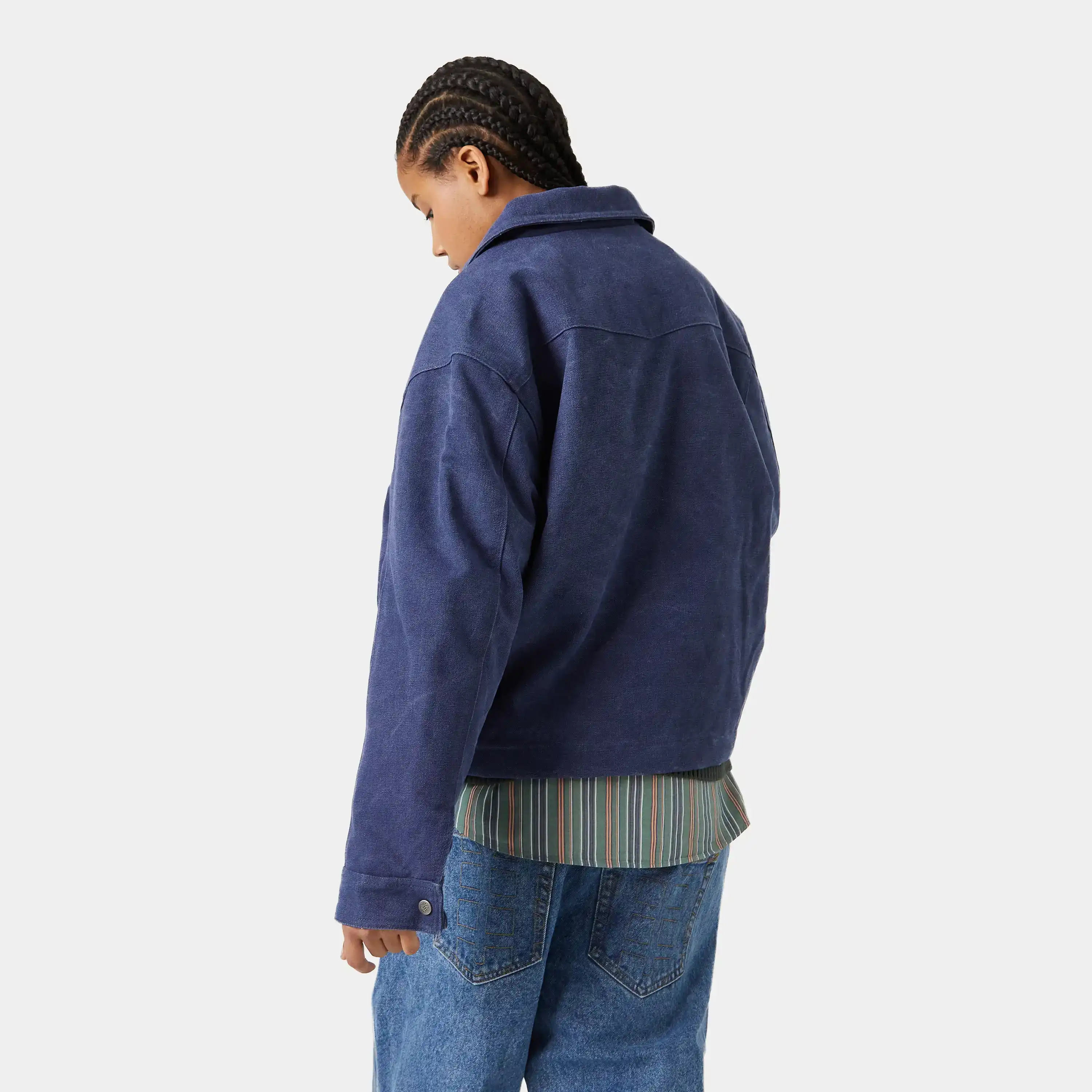 Wake Straight Navy Coat