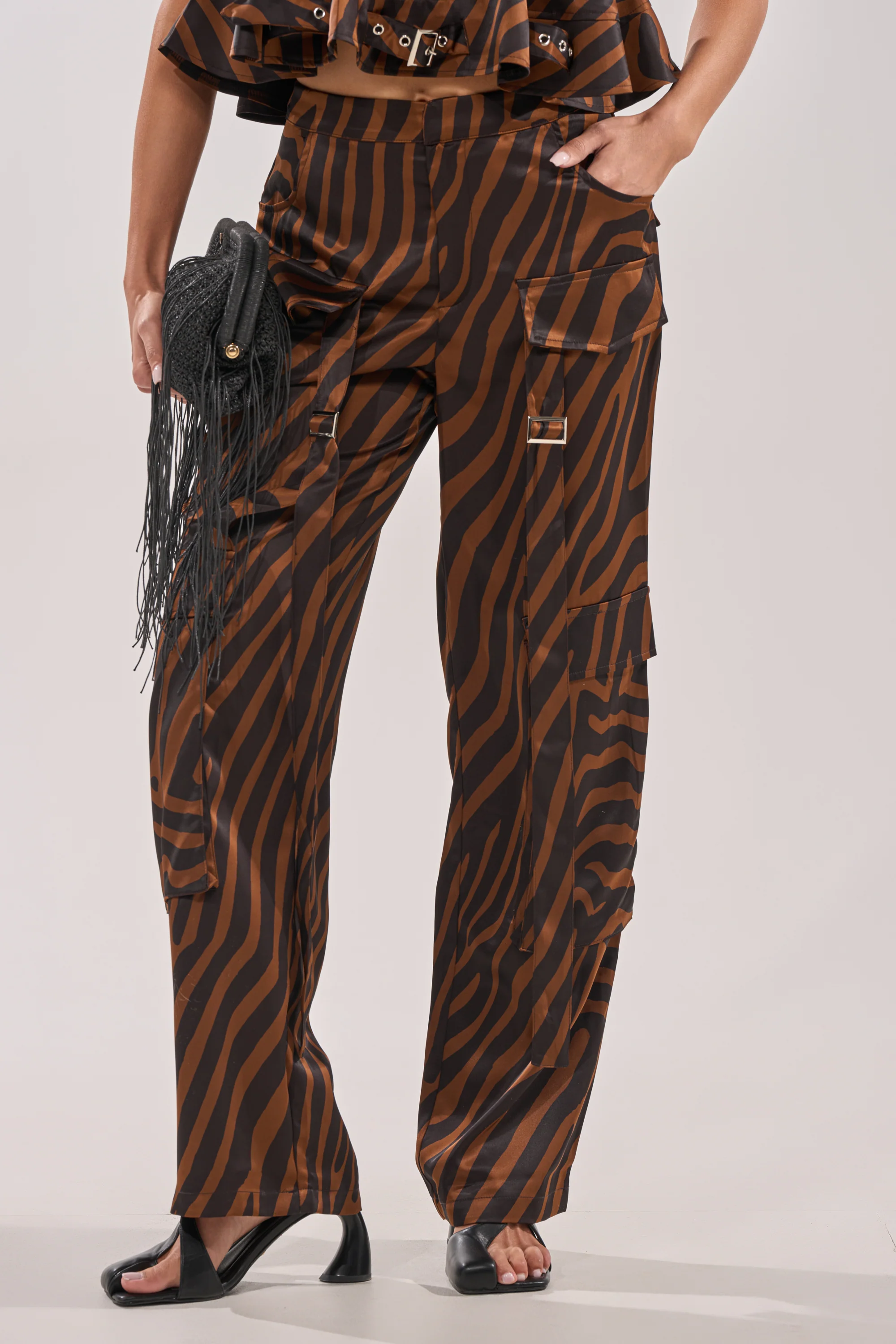 INTO THE WILD ZEBRA TROUSER - Akira Store