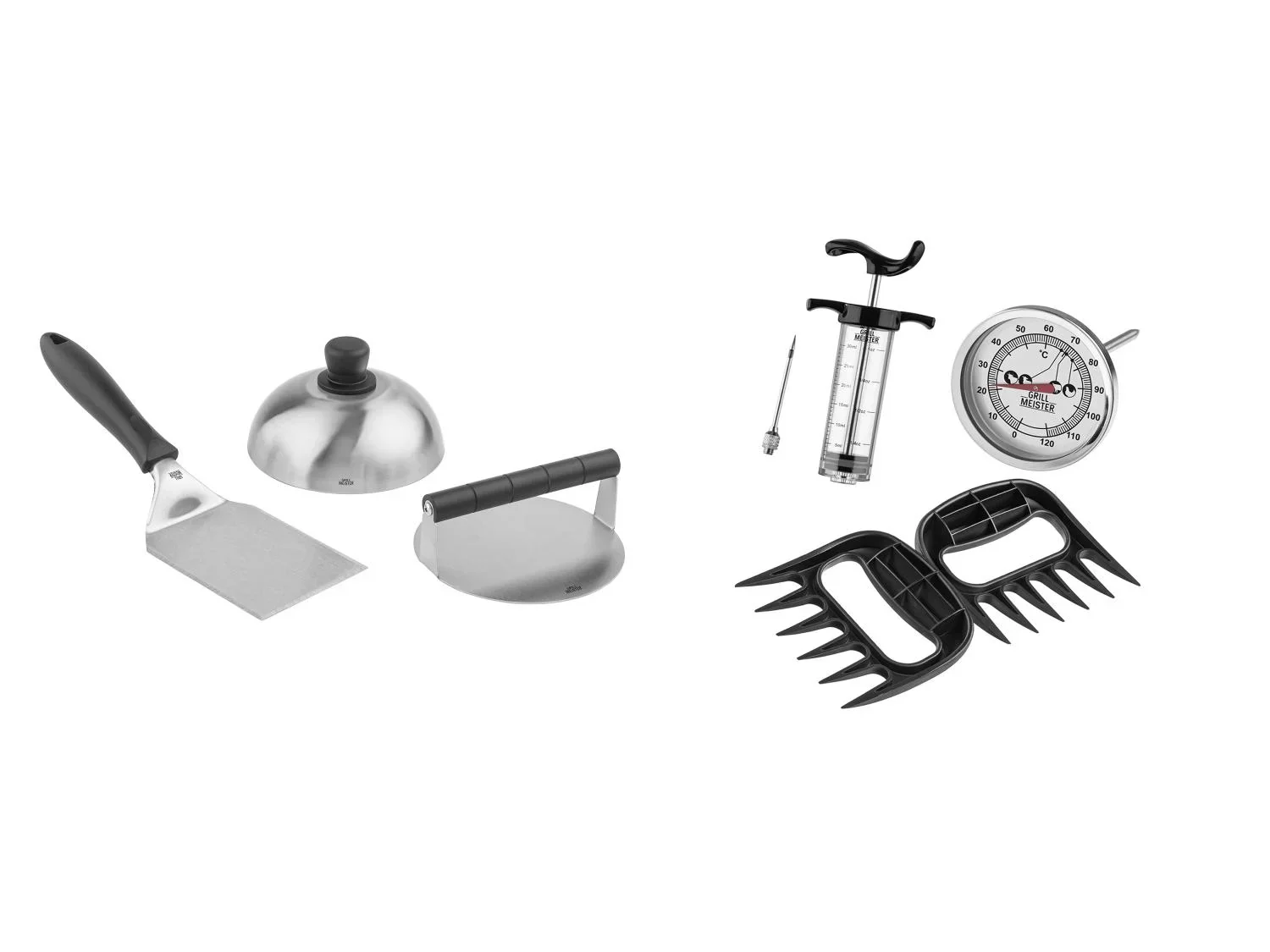 GRILLMEISTER Set hamburger ou Set porc effiloch