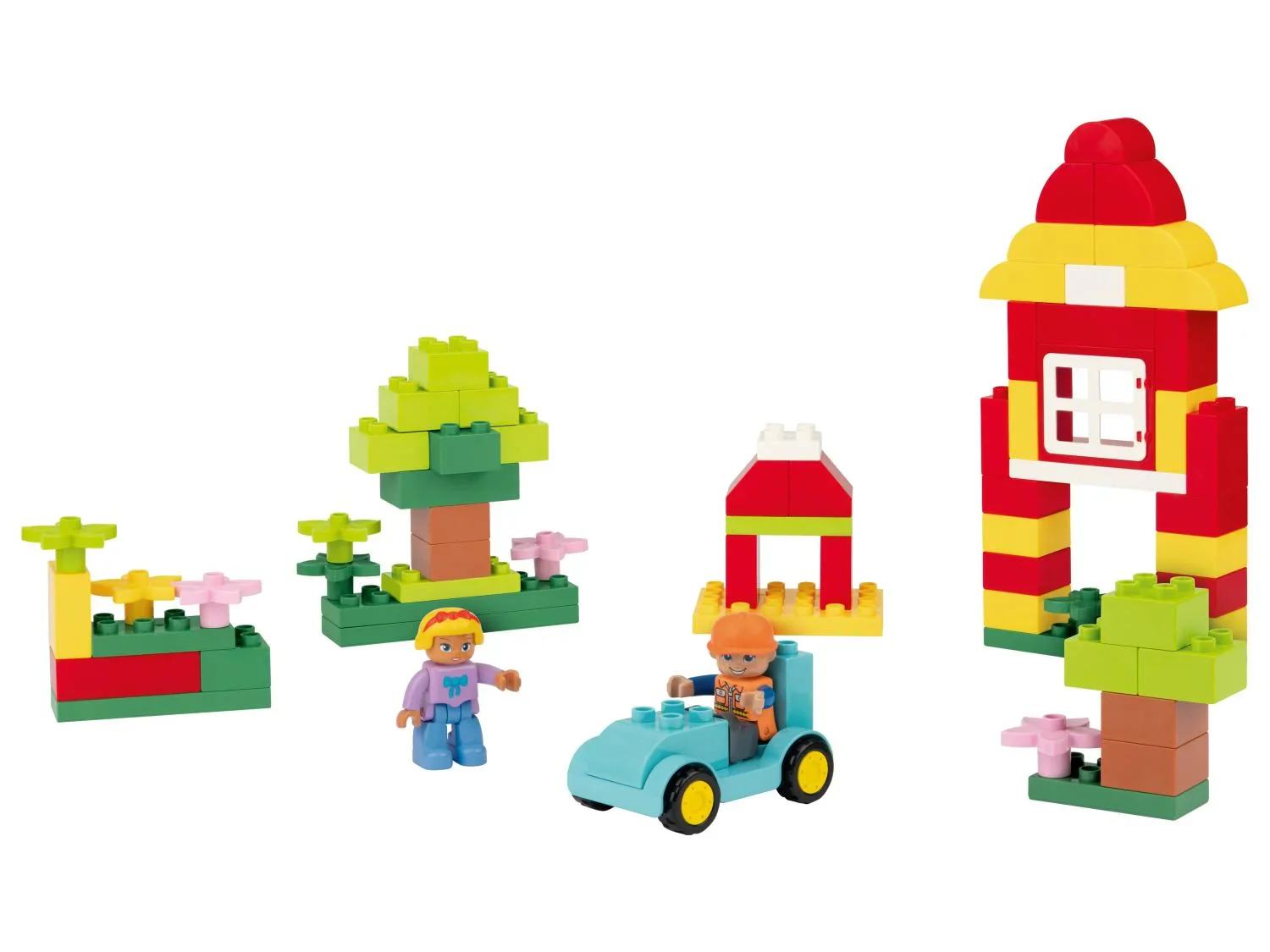 Playtive Clippys Bote de blocs de construction