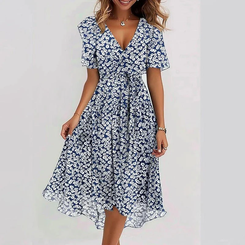 Robe féminine élégante et éclatante