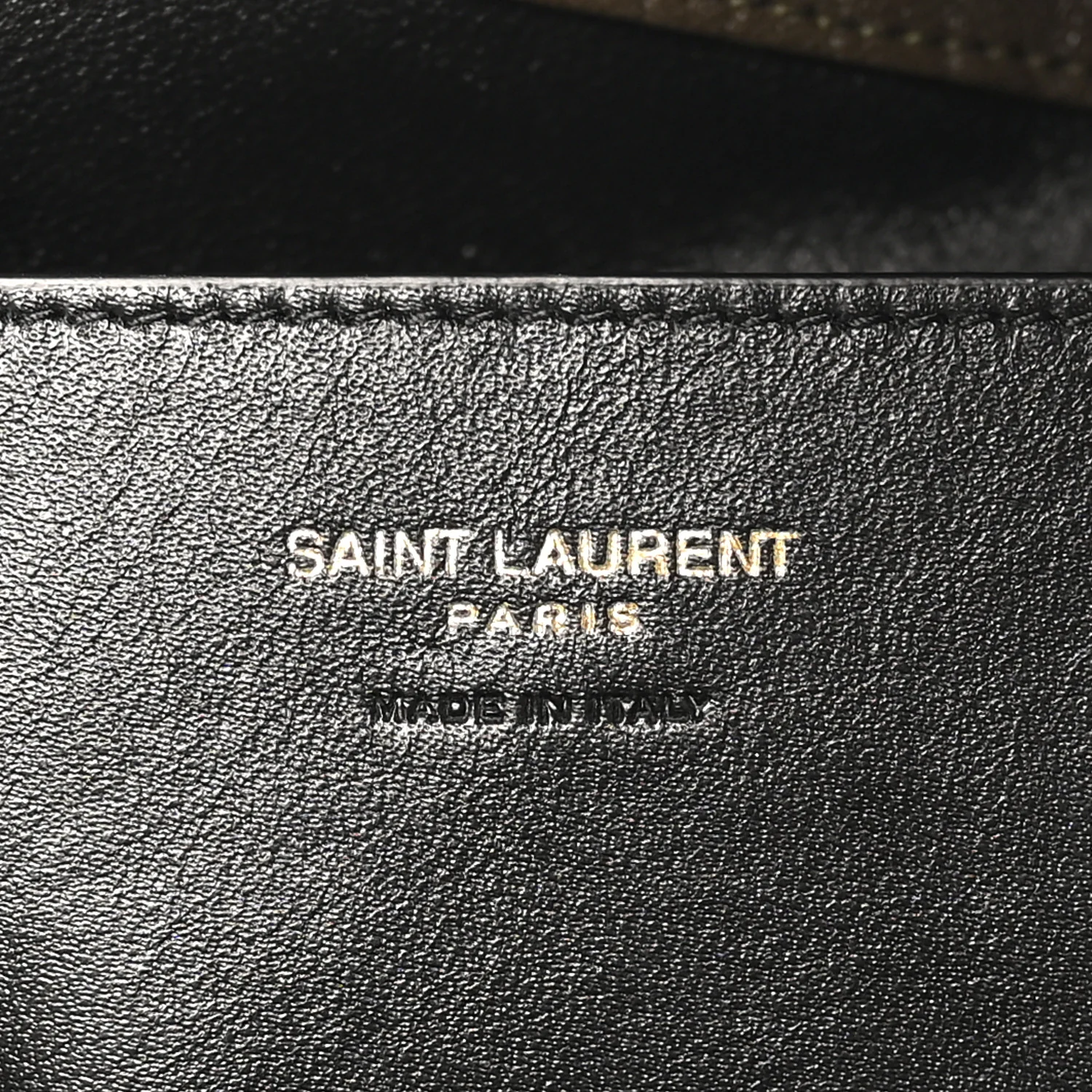 Grained Lambskin Large Cassandre Envelope Pouch Light Musk