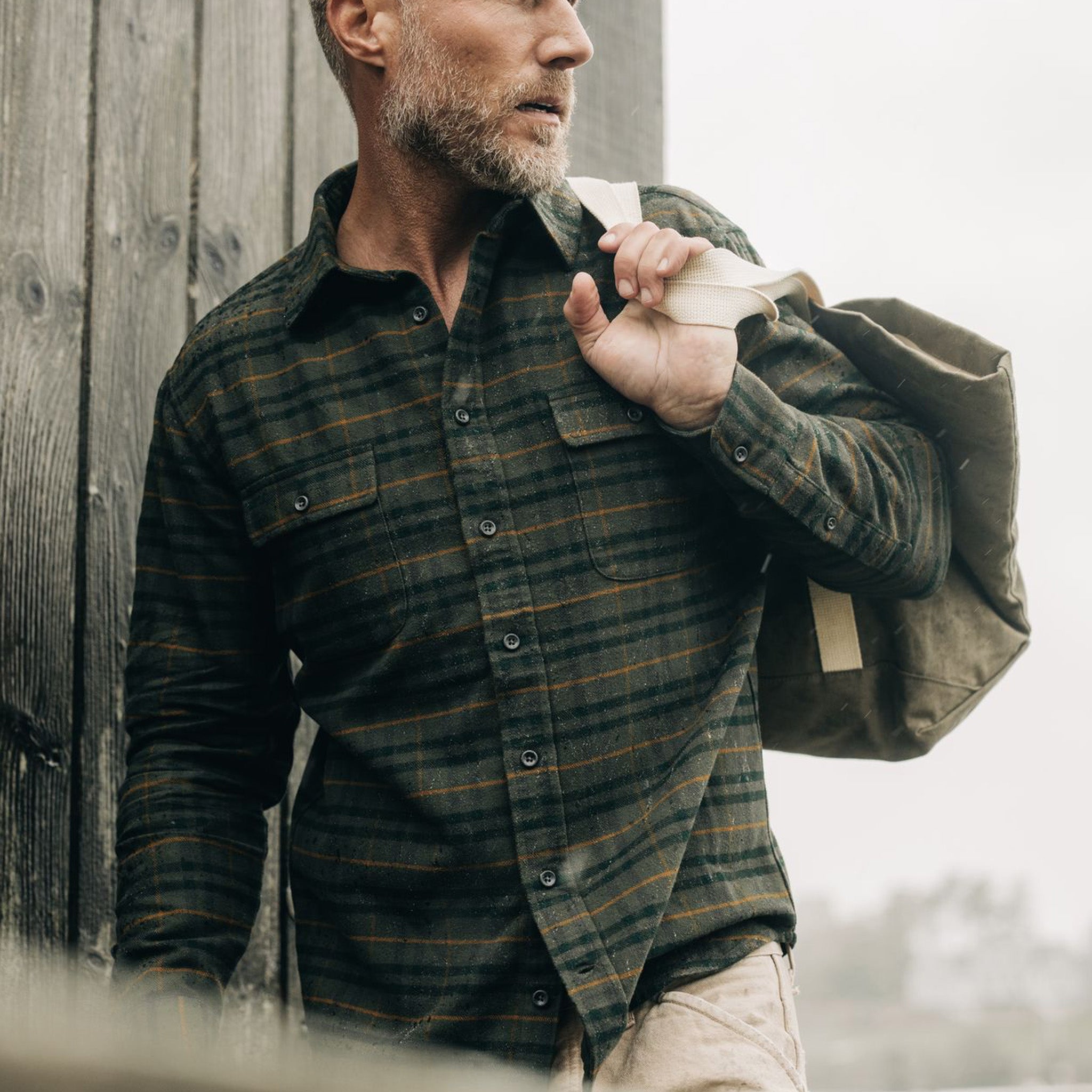 Chemise Yosemite à carreaux forêt foncée