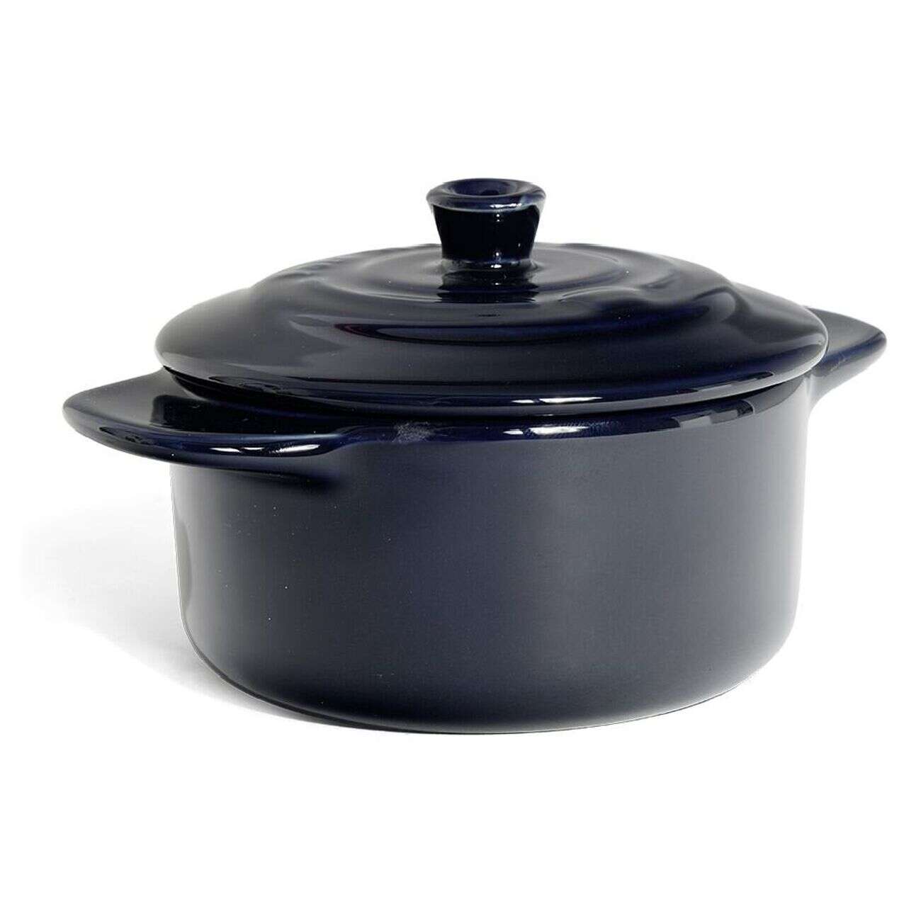 Mini cocotte individuelle en céramique avec couvercle (2 modèles)