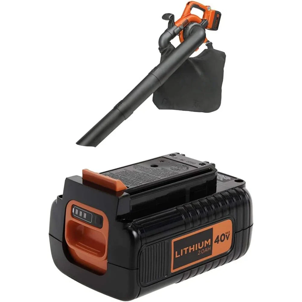 40V Max Blower/vacuum with Extra Battery, 2.0-AH