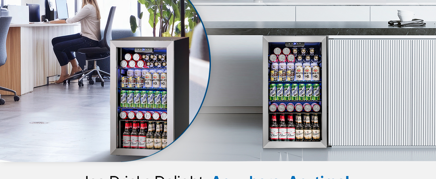 beverage fridge