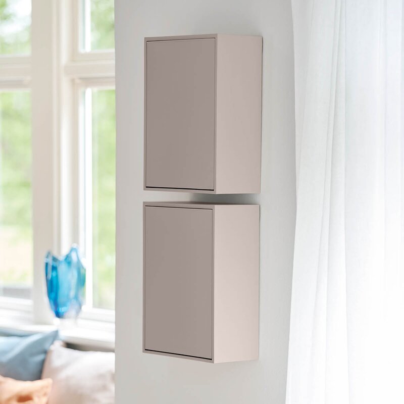 Recycling kildesorteringsboks 30x15x40 cm Silver Cloud Grey