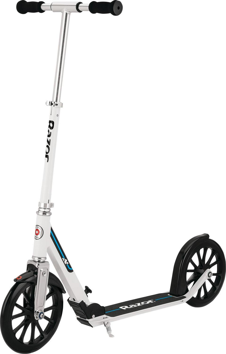A6 Folding Kick Scooter 10#8243; Large Wheels. Aluminum Frame. for Teen Adult up to 220 lb