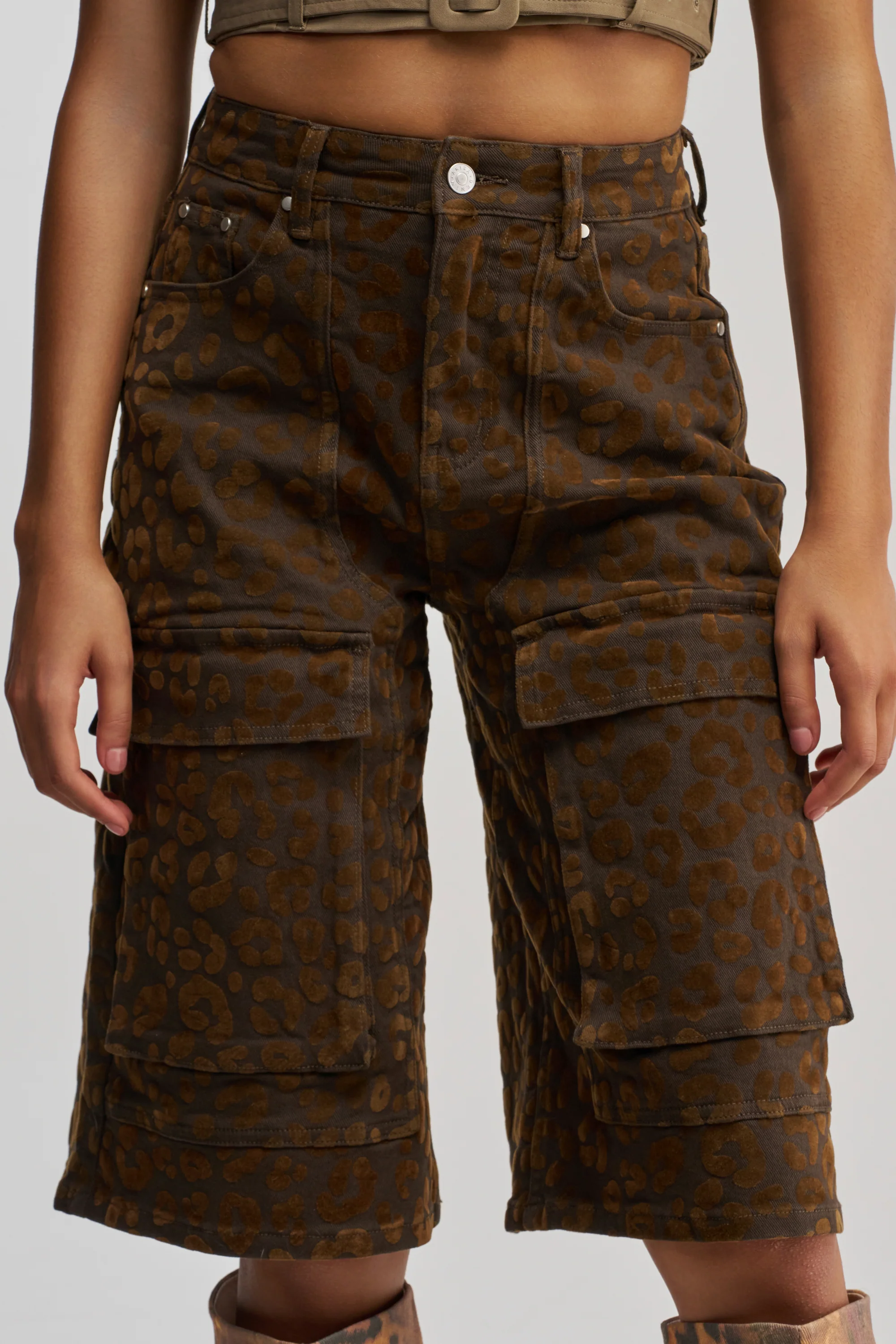 CHEETAH GIRL BERMUDA SHORT - Akira Store