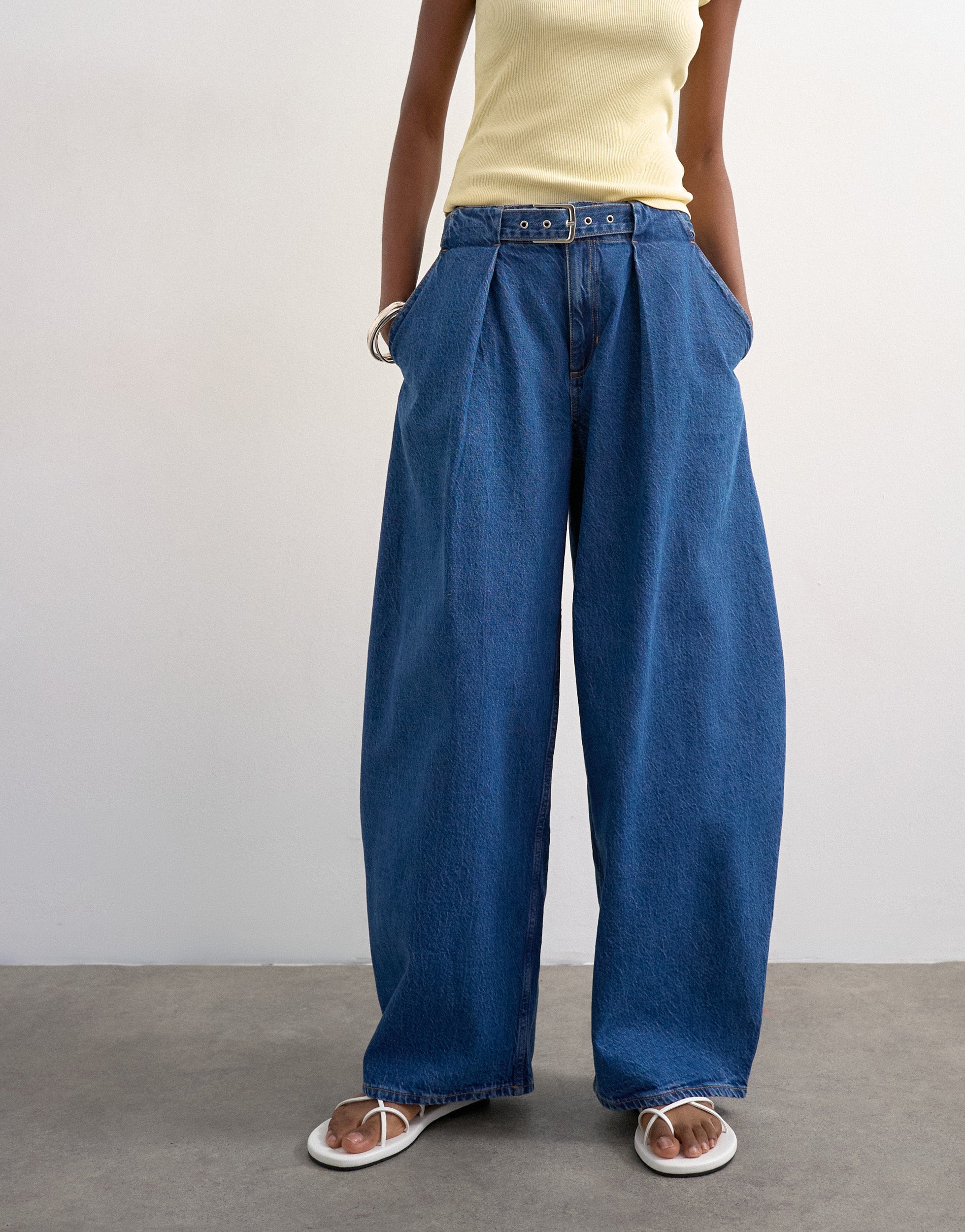 VERO MODA® TSBELLE Mid rise Barrel Fit Jeans