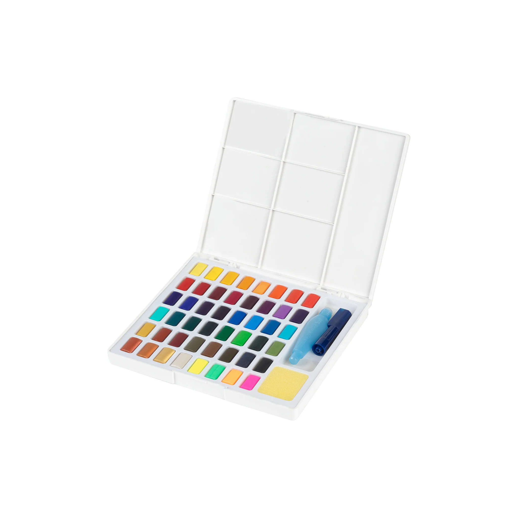 Godets d'aquarelle, lot de 48