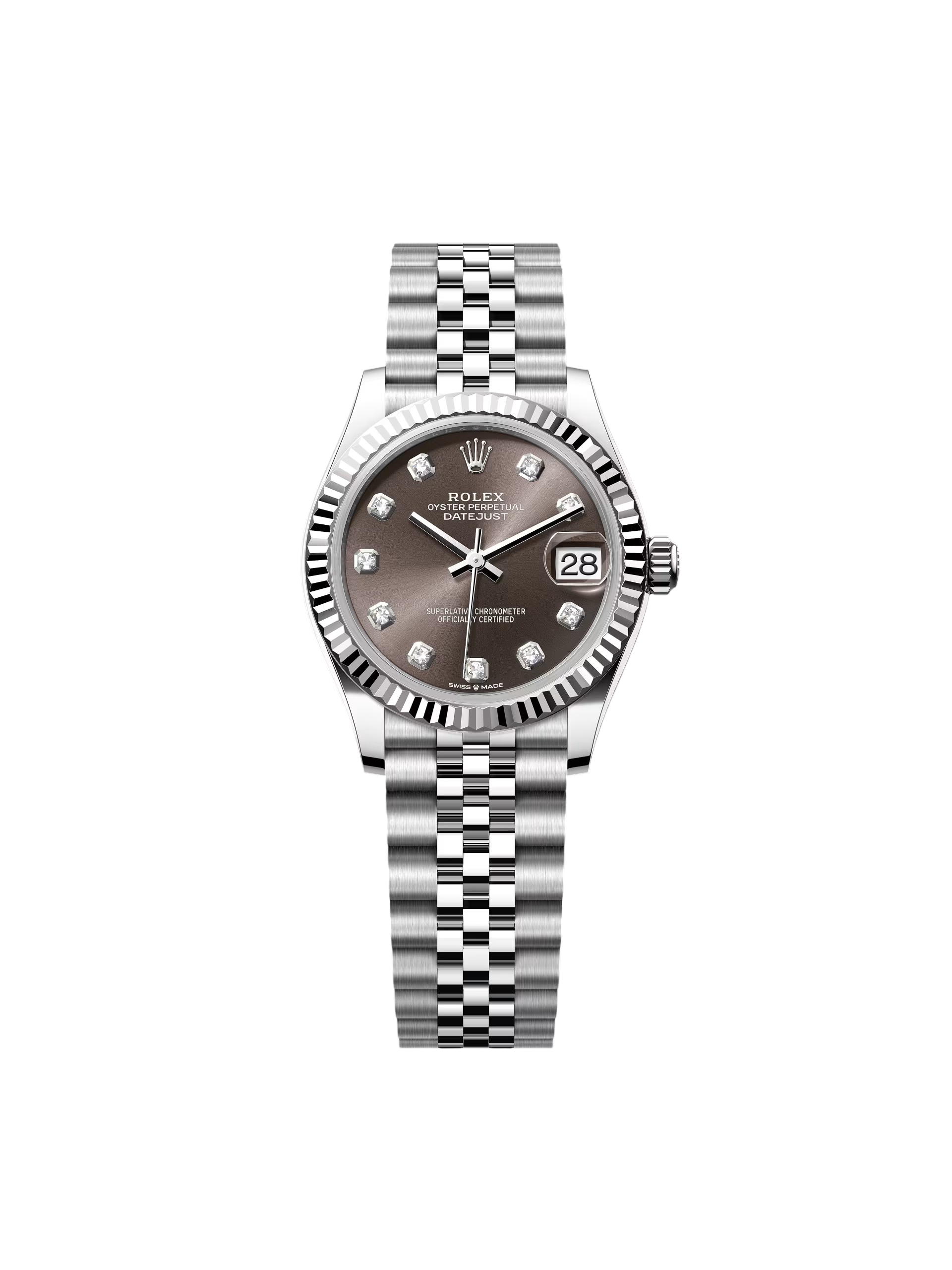 【Super Clone】RLX Datejust m278274-0007/0008 Dark Grey 31mm Dial Oyster Watch