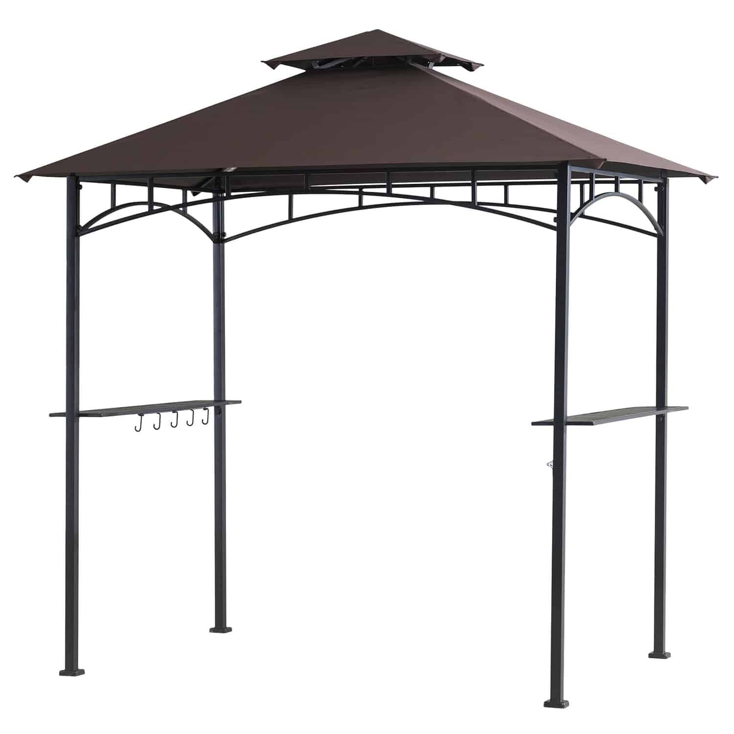 Living Accents 8 x 5 ft. Polyester Grill Gazebo