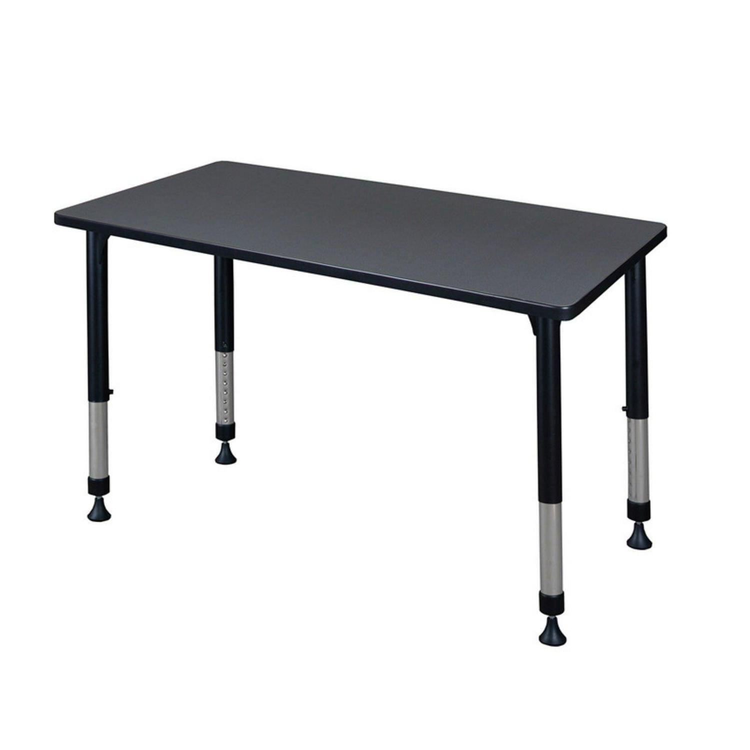 Regency Kee 42 x 24 In. Height Adjustable Classroom Activity Table - Grey