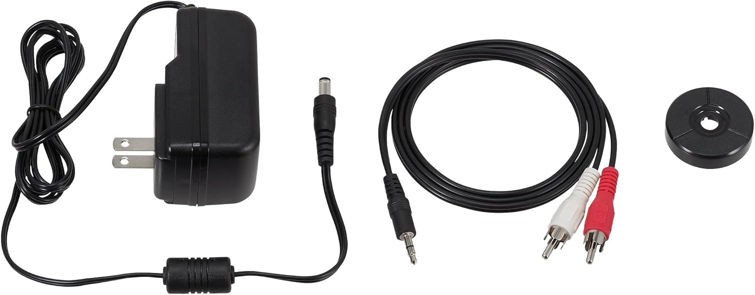 Audio-Technica AT-LP60XBT-BK Fully Automatic Wireless Belt-Drive Turntable (Black) (ATLP60XBTBK)