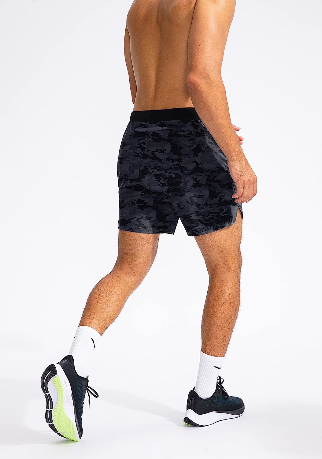 Short de sport pour homme, 12,7 cm, séchage rapide, idéal pour la course et le football, avec 3 poches.