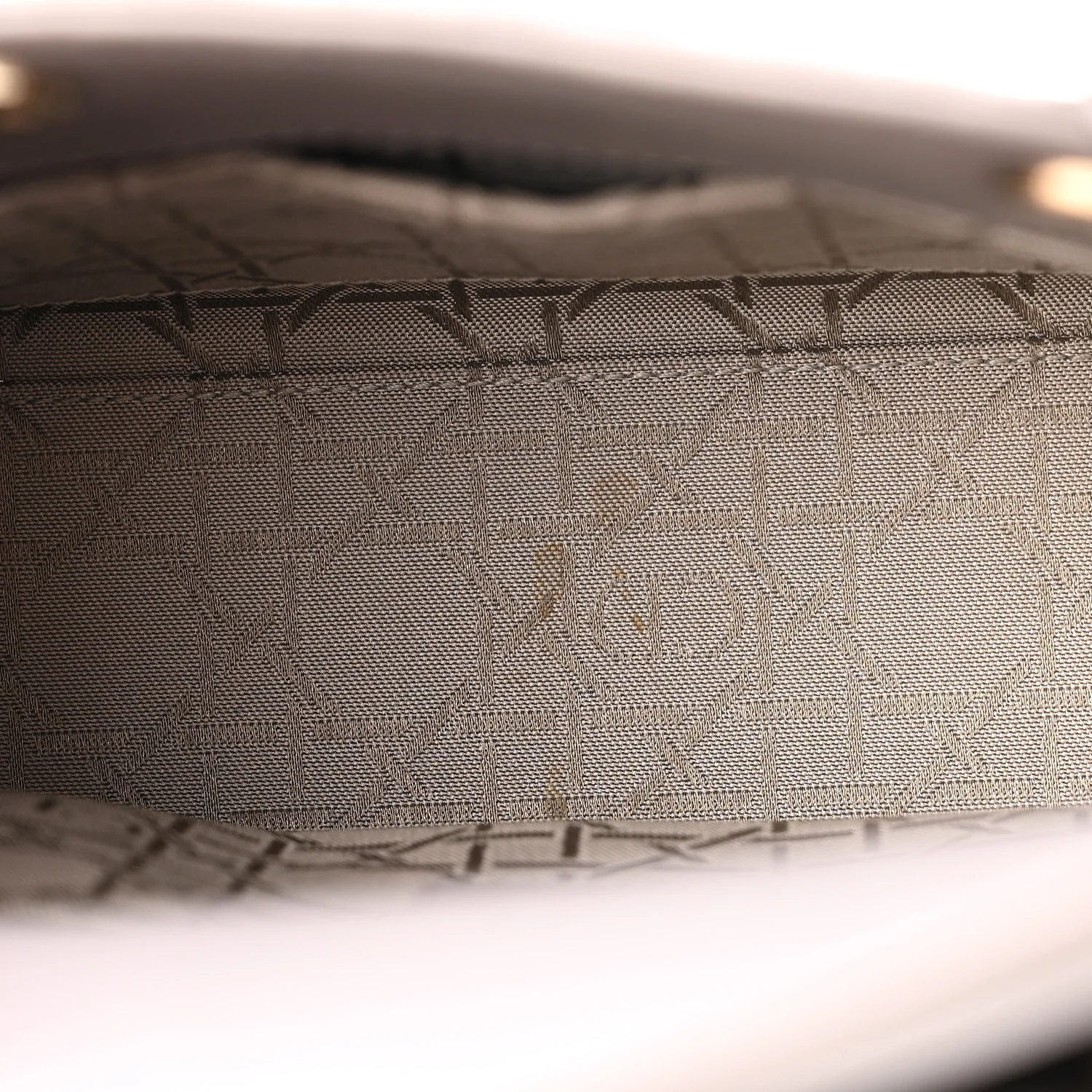 Lambskin Cannage Small Lady Dior Grey