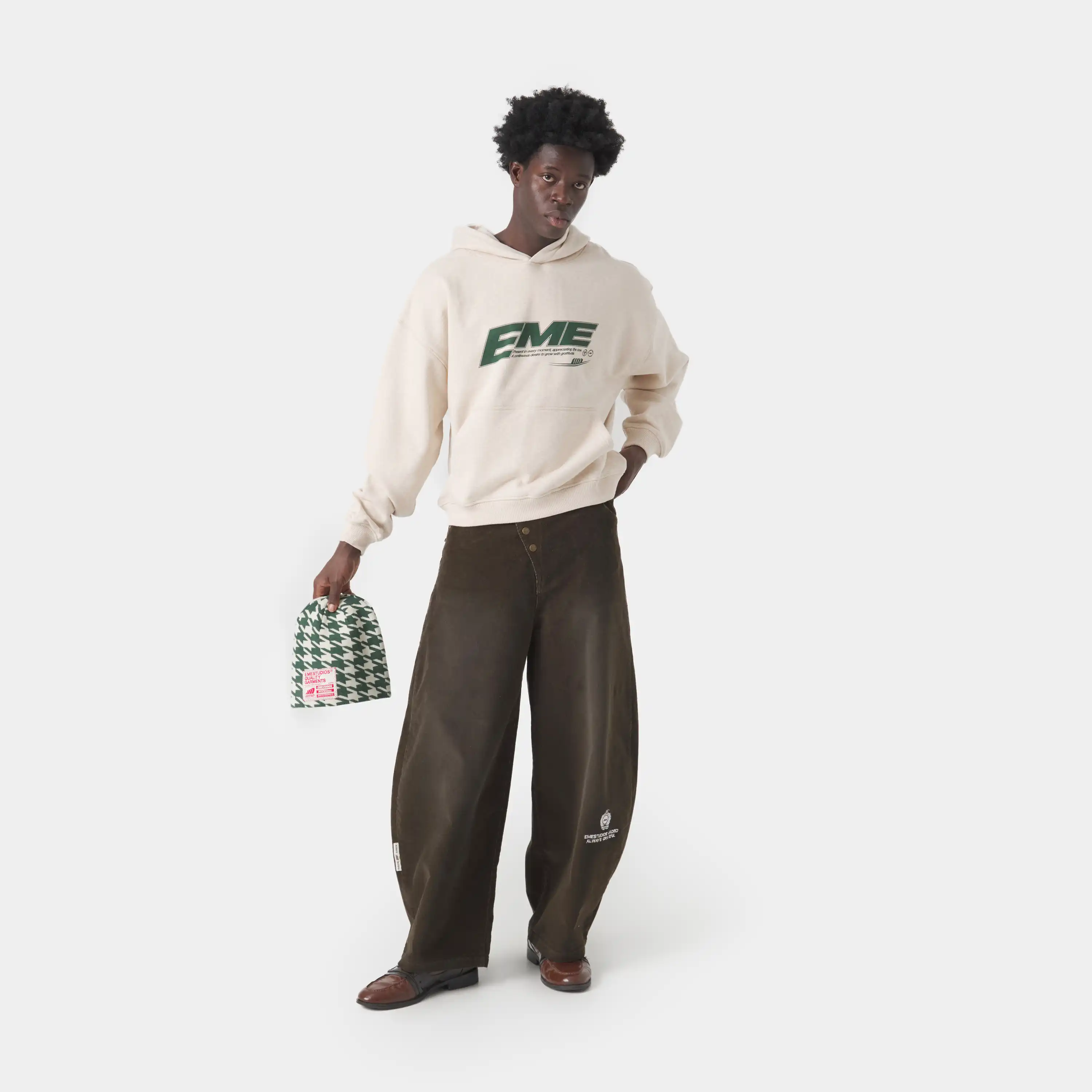 Ssamo Off Sand Oversized Hoodie