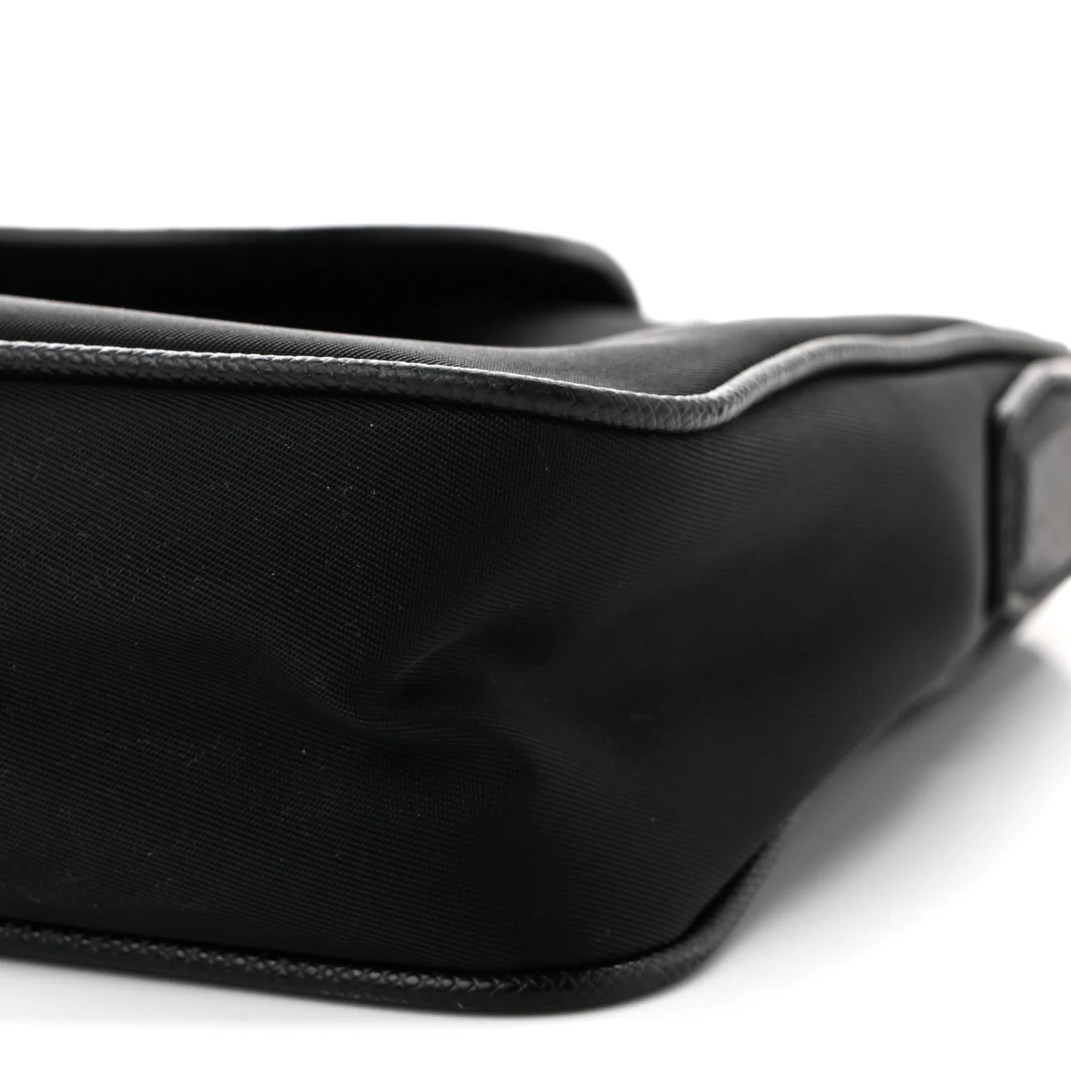 Tessuto Nylon Saffiano Crossbody Bag Black