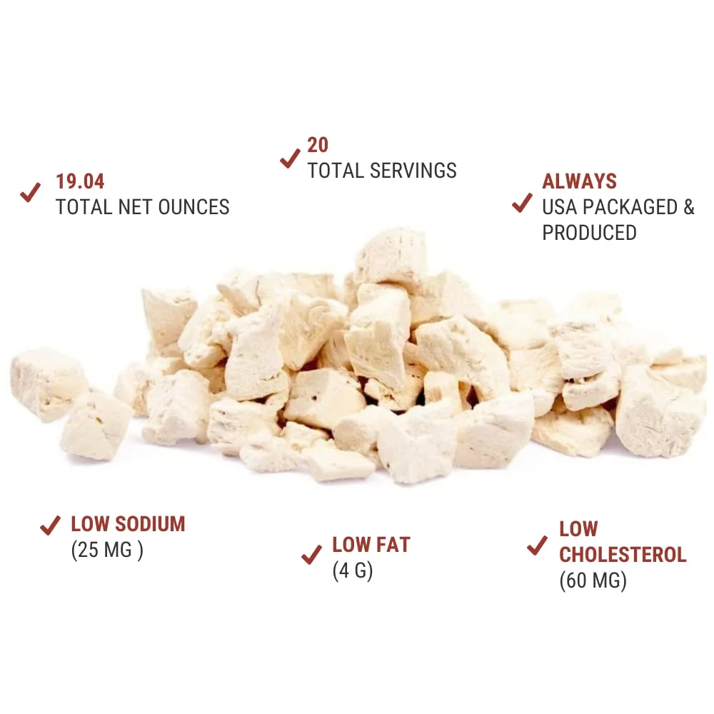 Freeze Dried Chicken, Emergency Survival Bulk Food Storage (Pack of 10) - Image 6