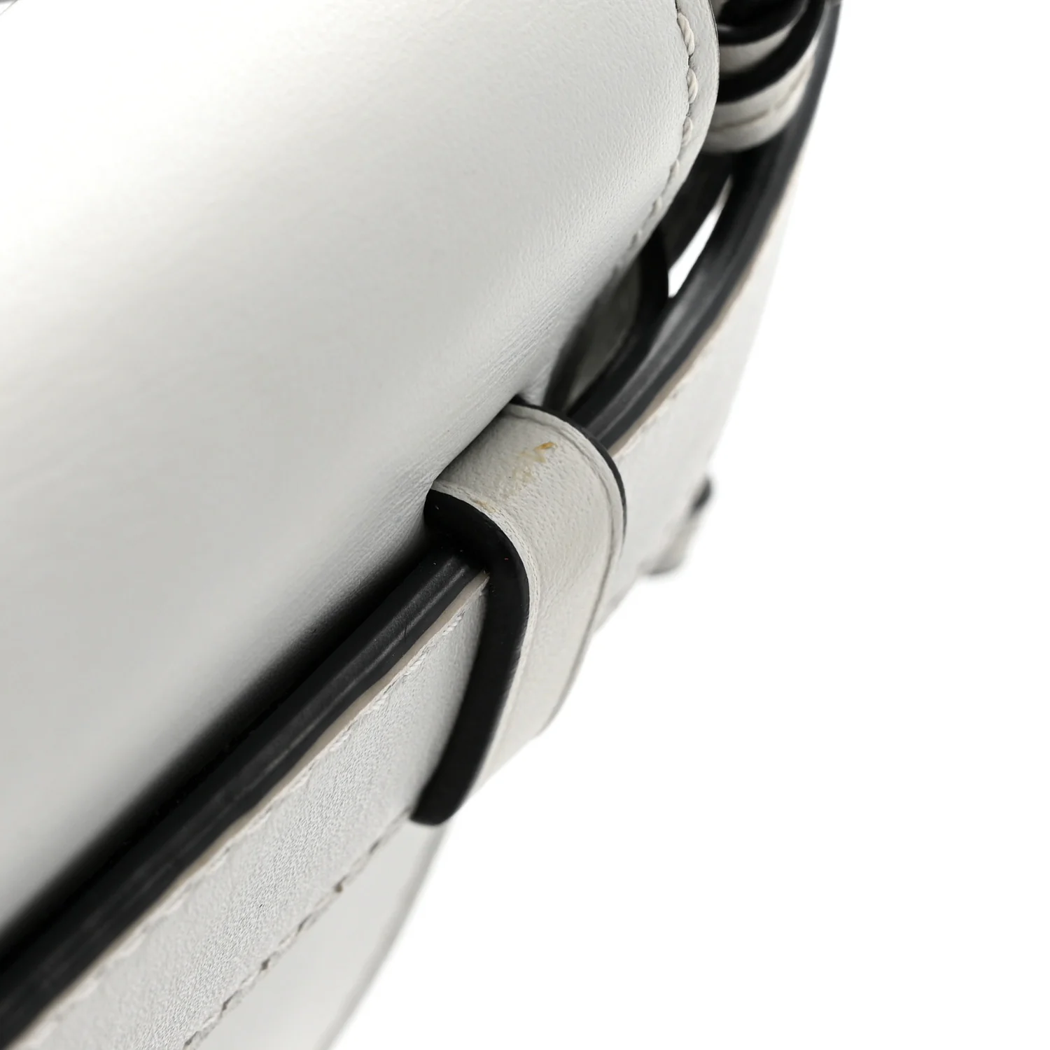 Calfskin Mini Gate Belt Bag Kaolin