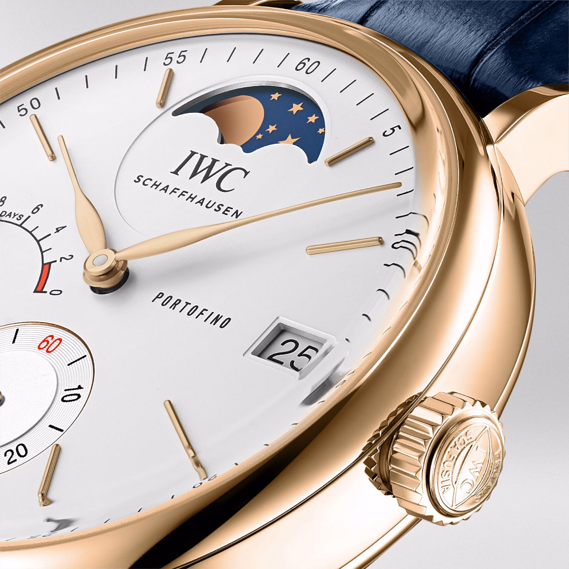 【Super Clone】IWC Portofino Hand-Wound Moon Phase 45mm IW516409