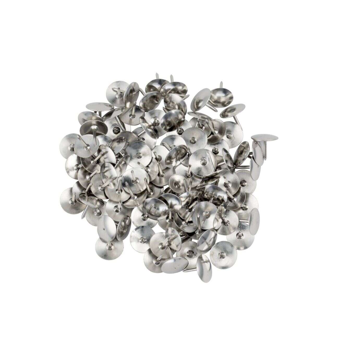 Boîte de 100 punaises métal gris