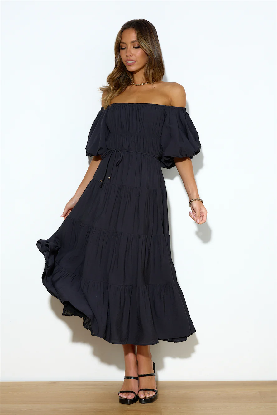 Dessert Run Maxi Dress Black