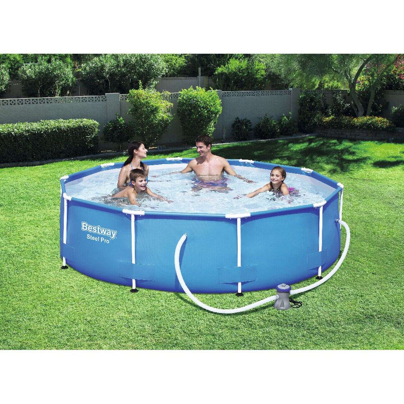 Piscine tubulaire ronde Bestway Power Steel Pro Ø305xH76cm