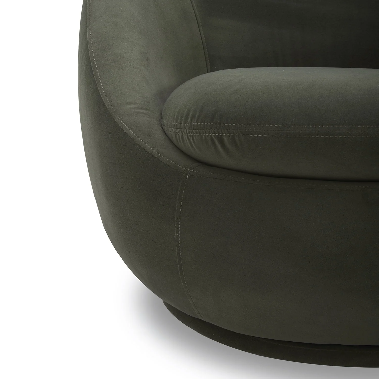 Better Homes & Gardens Mira Swivel Accent Chair, Cream Shearling