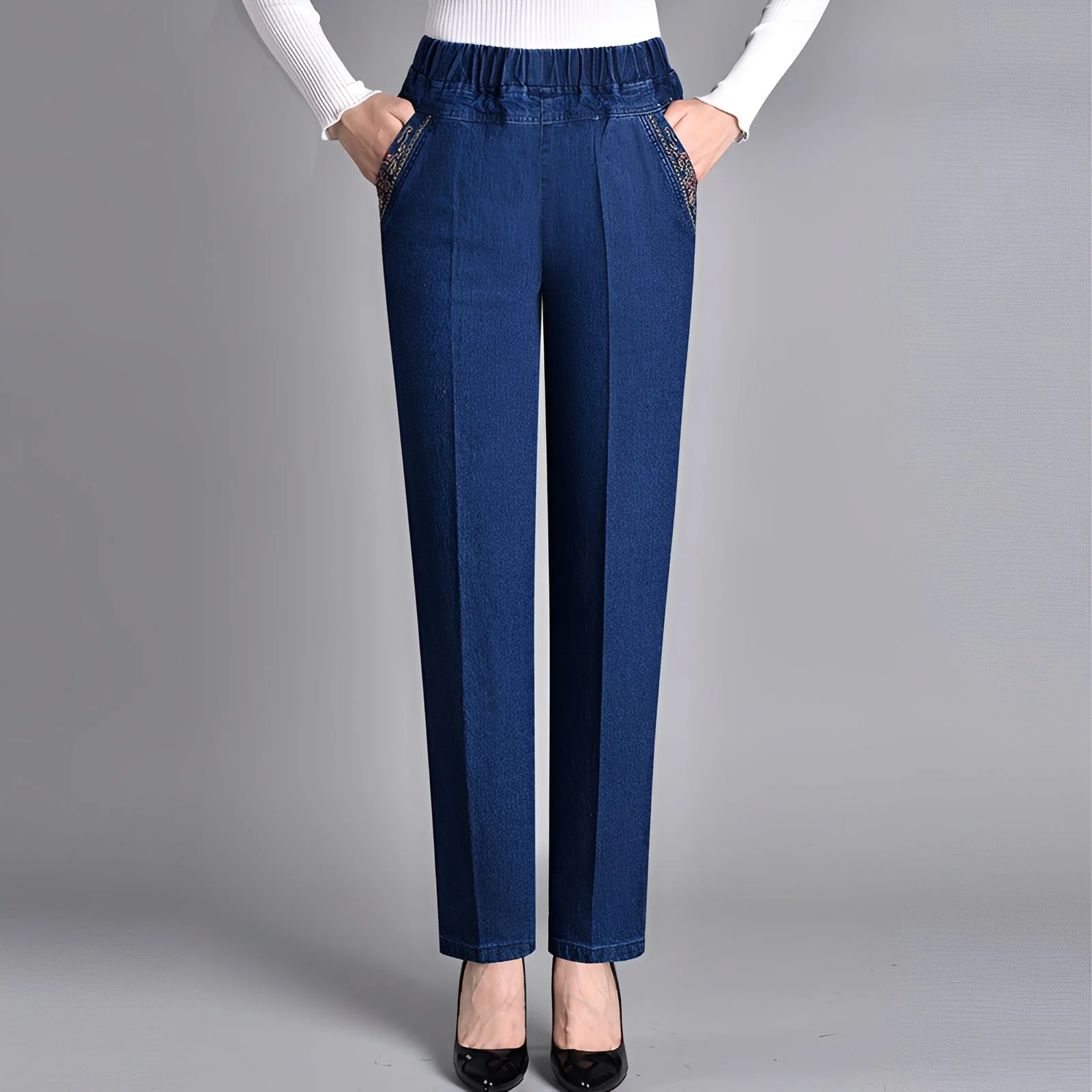 Daniella - Pantalon élégant avec taille élastique