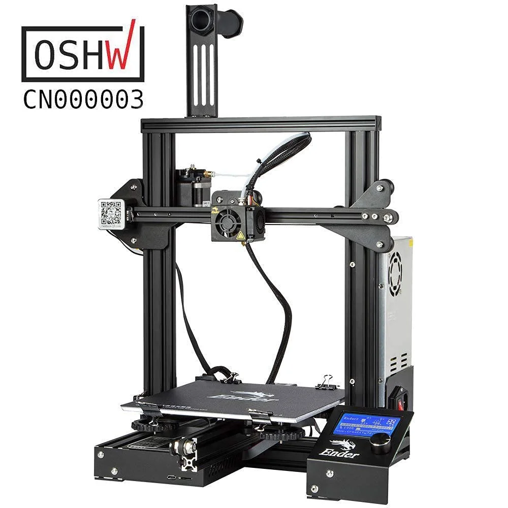 Ender 3 3D Printer Fully Open Source with Resume Printing Function Printing Size 220x220x250mm Aluminum Black(ender-3) - Image 4
