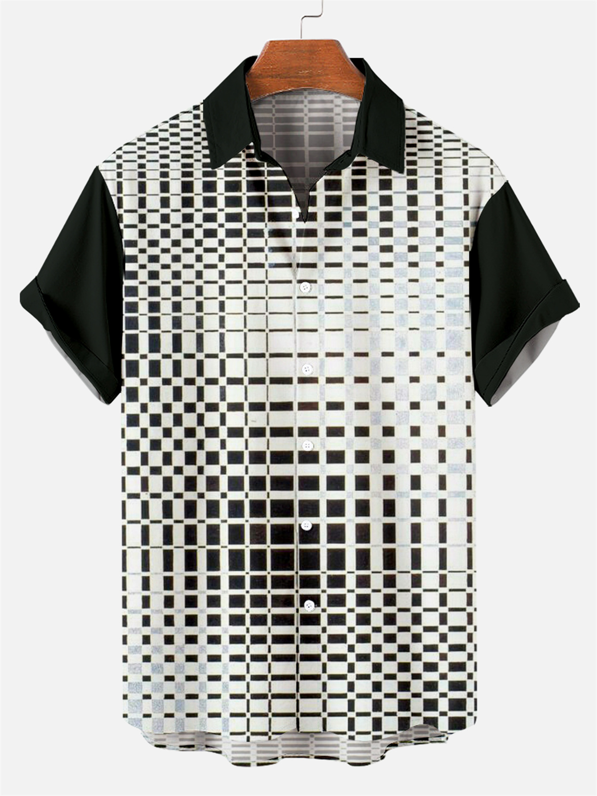 Ensemble trois pièces Suitmens pour homme, chemise à imprimé bowling hawaïen, réf. 050