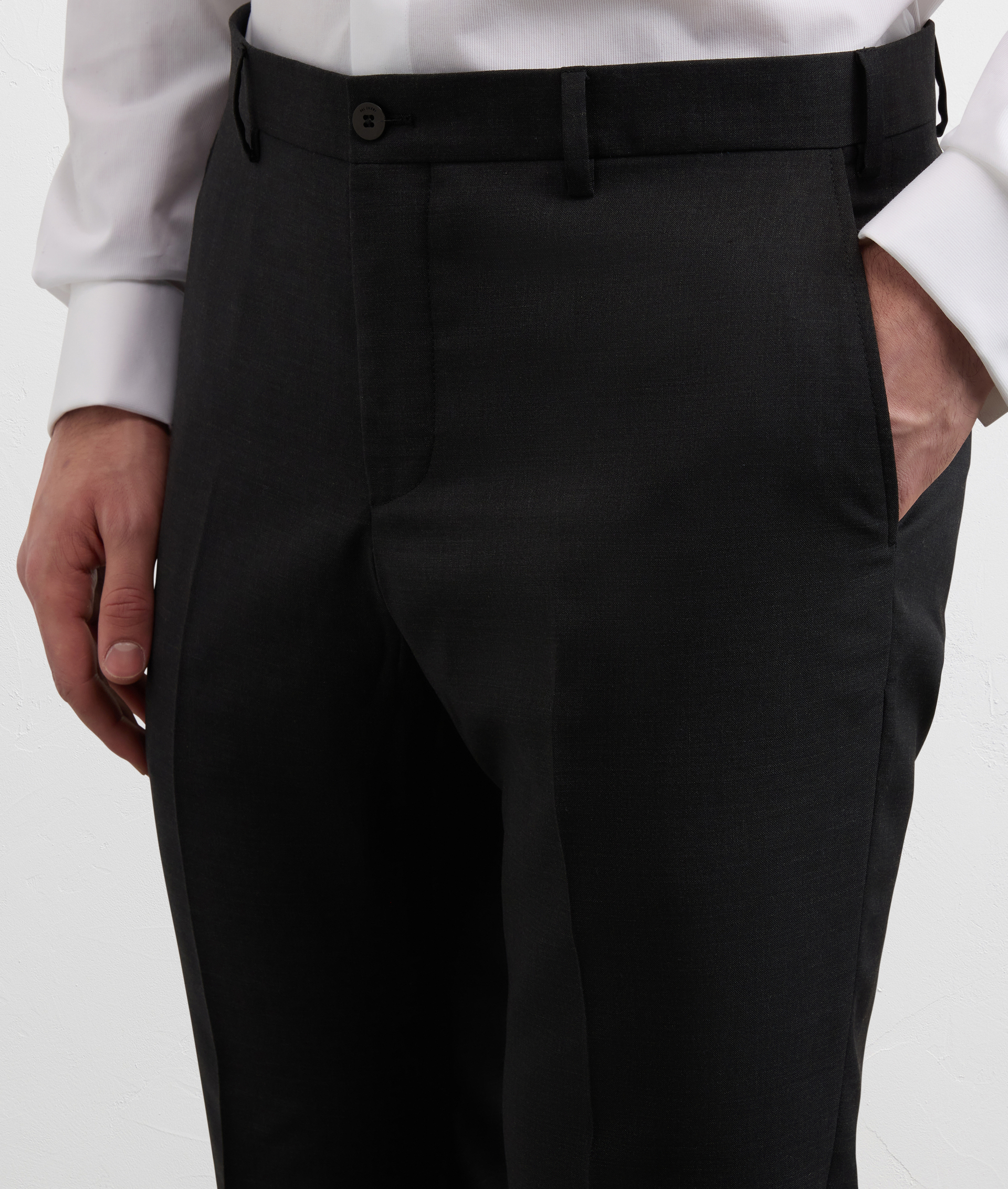 PURE WOOL TROUSERS