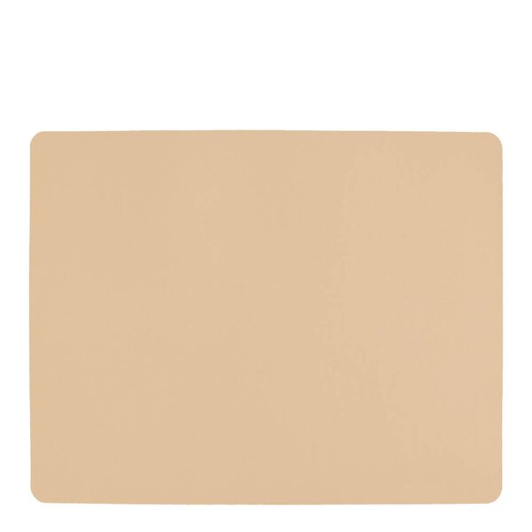 Bordbrikke i silikon 42x33 cm beige