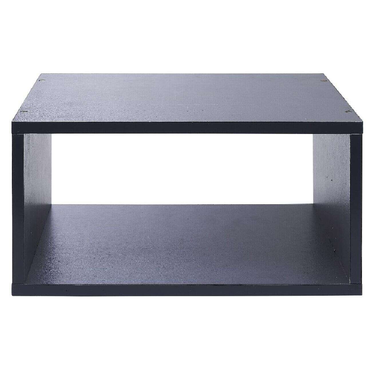 Structure Box Cube demi cube 35x30x17cm métal gris