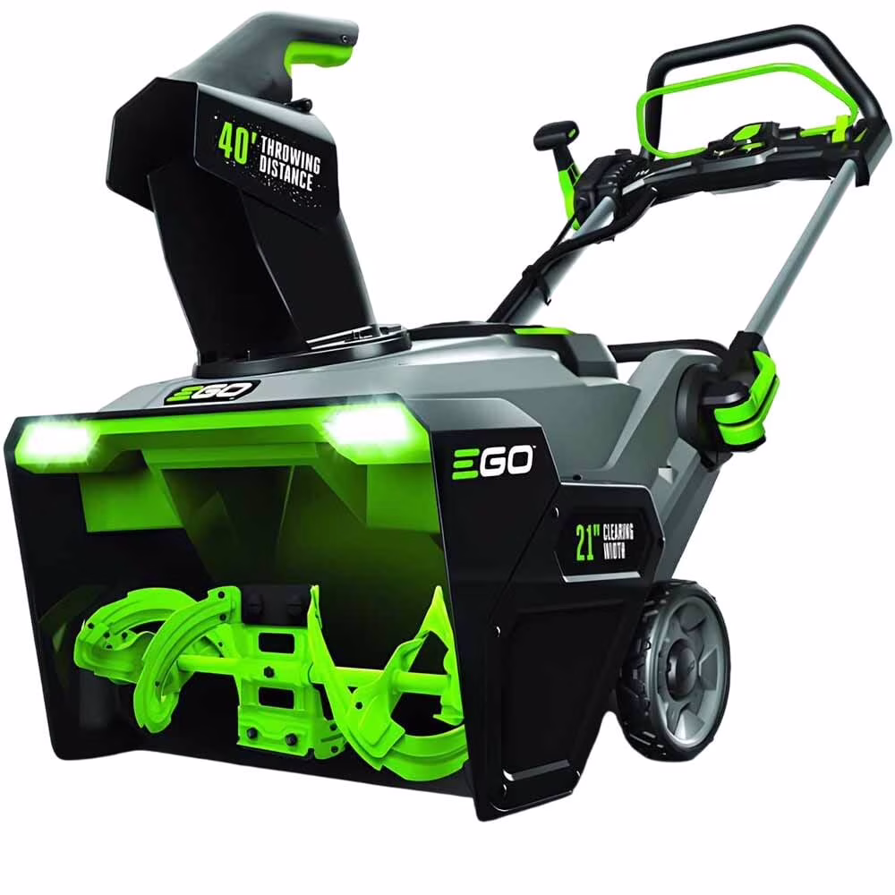 POWER+ 21" Snow Blower with Steel Auger, Bare Tool