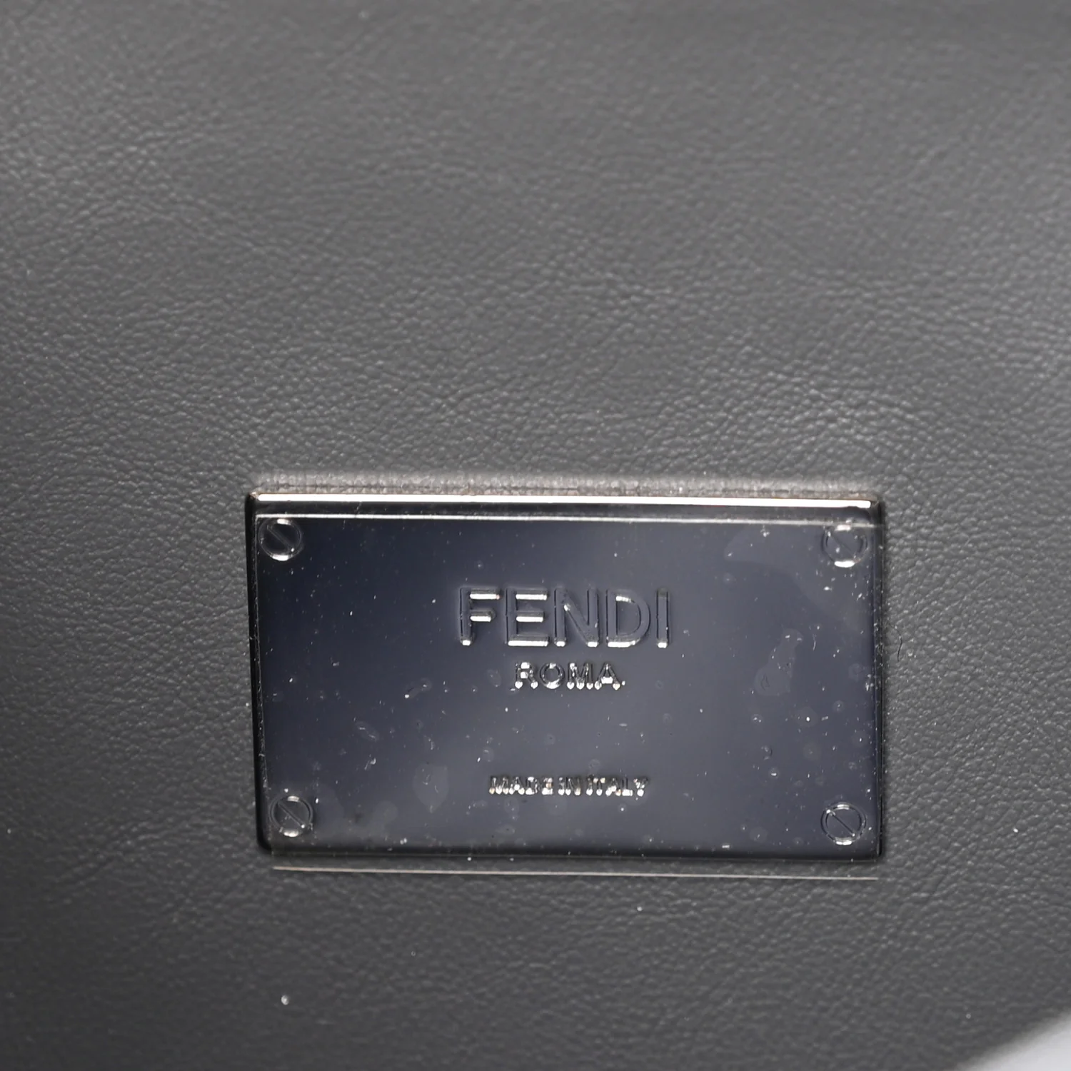 Calfskin Embossed Large Peekaboo Iconic Fit Satchel Blueberry