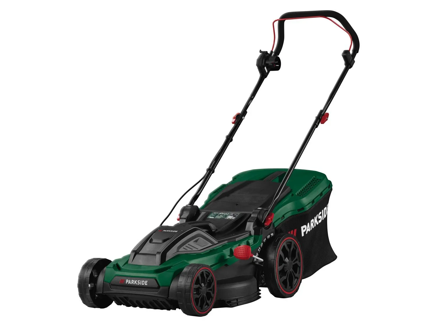 PARKSIDE Tondeuse  gazon lectrique PERM 1800 A1, 500 m, 55 L, 1800 W