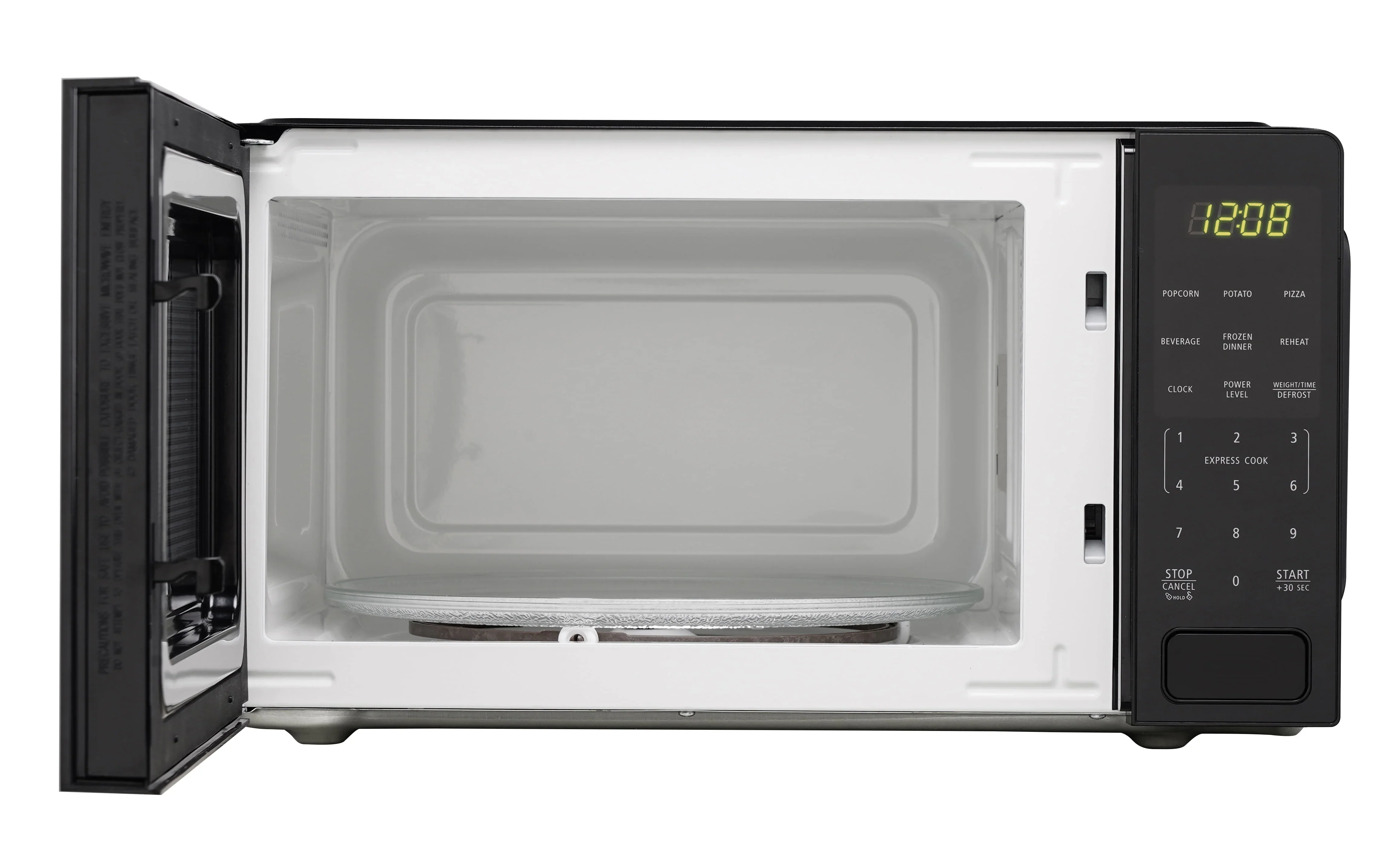 Mainstays 1.1 cu. ft. Countertop Microwave Oven, 1000 Watts, Black, New